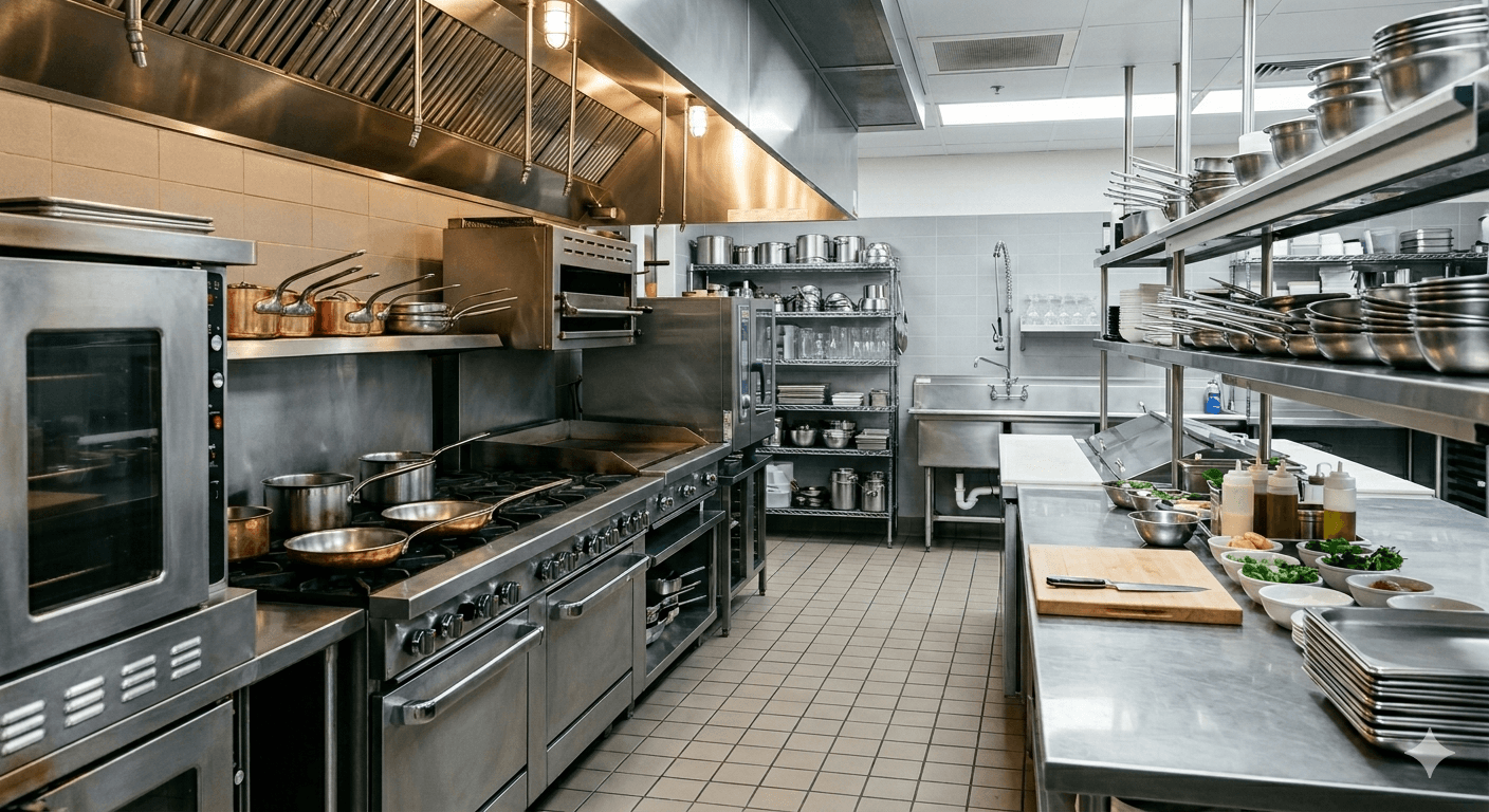 Restaurant kitchen